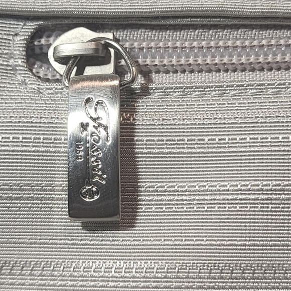 Fossil Gray / Silver Small Bag 10 x 5.5 x 1 - Picture 9 of 10